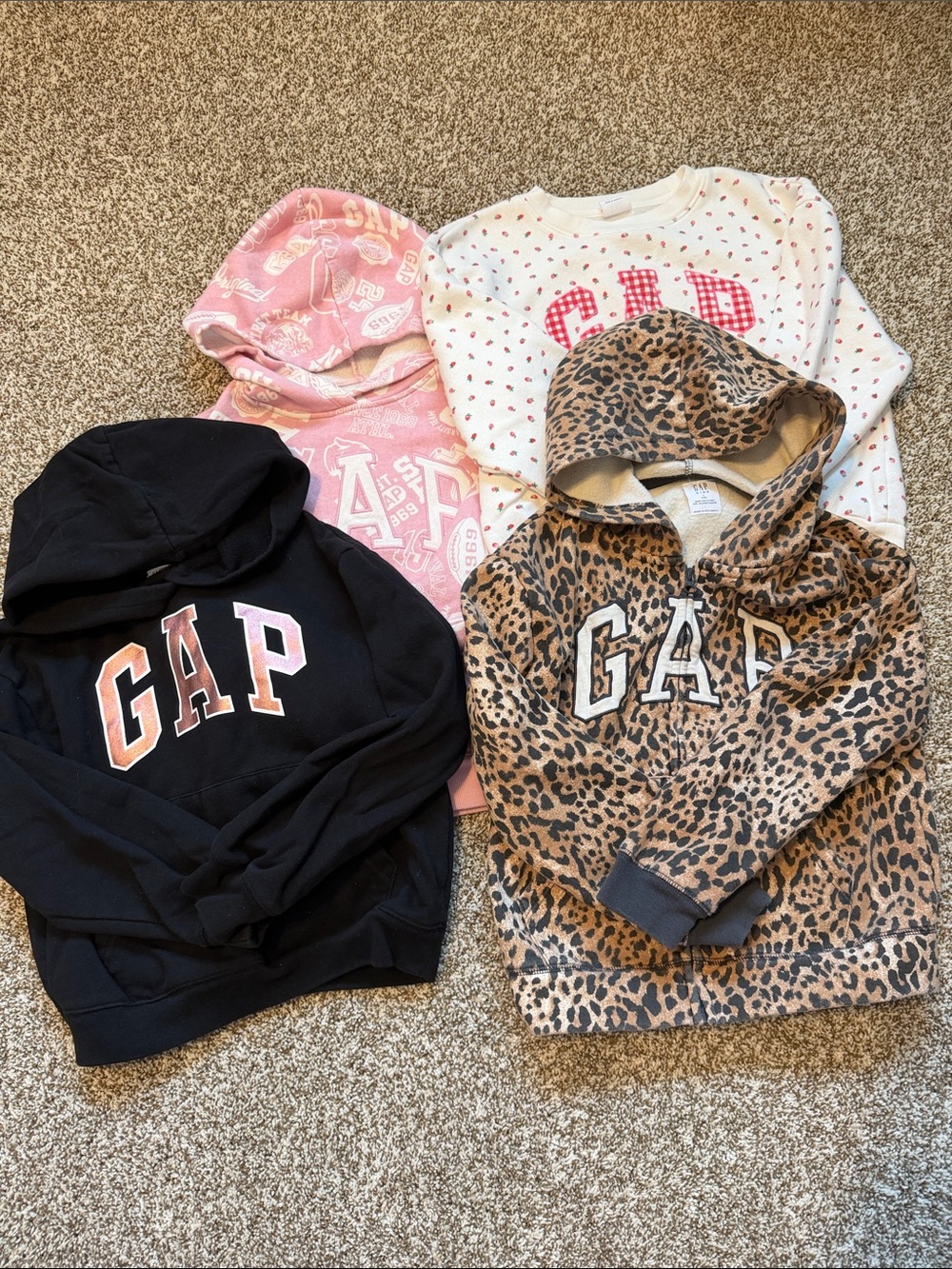 GAP Kids / Girls Sweatshirt Bundle of 4 - Size L (10)